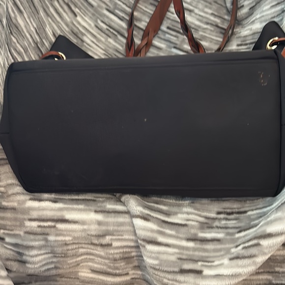 Dooney and Bourke, large coffee tote, trimmed in real leather - Picture 6 of 7